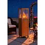 Green Flame Pellet Heater Corten Steel