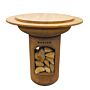 BonFeu BonTeak tabletop for BonBiza