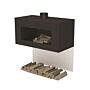 FORNO Fireplace Enok Wall Black