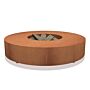 FORNO Fire Table CortenSteel Round (Ø125cm)