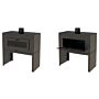 FORNO Fireplace Enok Black