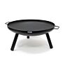 HEAT Fire Bowl Classic Ø 60 cm Feet & Handle Black