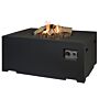 Happy Cocooning Firetable Rectangle Black