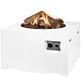 Happy Cocooning Firetable Square White