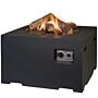 Happy Cocooning Firetable Square Black