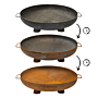 MOODZ Fire bowl Feet & Handle CortenSteel