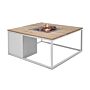 Cosi Firetable Cosiloft 100 White/Teak