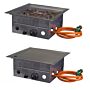 Cosi Fires built-in burner Square
