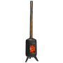 Stokem Black RVS Fireplace