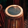 ZOLUNA solar floor lamp Lon L teak