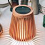 ZOLUNA solar floor lamp Lon M teak