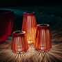 ZOLUNA solar floor lamp Lon M teak
