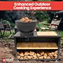 HEAT Trolle Outdoor Kitchen Black