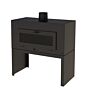 FORNO Fireplace Enok Black