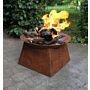 Esschert Rust Fire Bowl with Base (Round) Ø 55 cm
