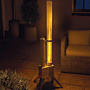 Esschert pellet patio heater stainless steel