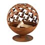 Esschert Fire Ball Laser Cut Birds Rust Ø 58 cm