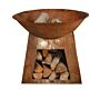 Esschert Fire Bowl with Wood Storage
