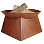 Esschert Rust Fire Bowl with Base (Round) Ø 55 cm