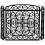 Esschert Fireplace Screen Black