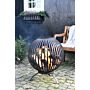 Esschert Fireball Laser Cut Stripes Black Ø59