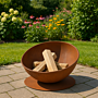 Esschert Fire Bowl Tilted Rust