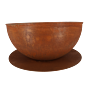 Esschert Fire Bowl Tilted Rust