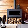 FORNO Fireplace Enok Black