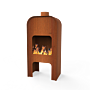 FORNO Fireplace Gap CortenSteel