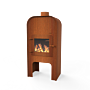 FORNO Fireplace Gap CortenSteel