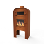 FORNO Fireplace Gap CortenSteel