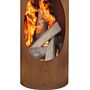 GardenMaxX Masaya Corten Fireplace