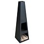 GardenMaxX Vilos Black Fireplace