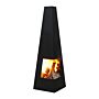 GardenMaxX Chacana Black Fireplace