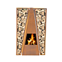 GardenMaxX Maroa Corten Fireplace