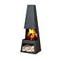 GardenMaxX Pular Black Fireplace