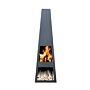 GardenMaxX Vilos Black Fireplace