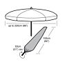 Garland Parasol - protector (Ø220cm) 