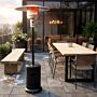 HEAT patio heater Solvarme black 30 mbar