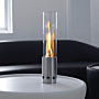 Green Flame table fire stainless steel
