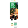 Green Flame table fire black