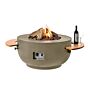 Happy Cocooning Firetable Bowl Taupe 