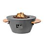 Happy Cocooning Firetable Cone Anthracite