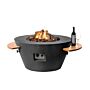 Happy Cocooning Firetable Cone Black 