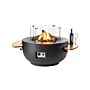 Happy Cocooning Firetable Bowl Black
