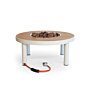 Happy Cocooning fire pit table Riviera 80 oyster beige