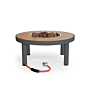 Happy Cocooning fire pit table Riviera 80 smokey anthracite