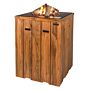 Happy C. Standing Table Teak Wood Anthracite