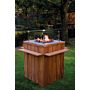 Happy C. Standing Table Teak Wood Anthracite