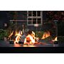 Happy C. Firetable Rectangular Black L&D 